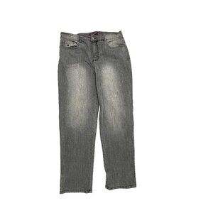 Gloria Vanderbilt Amanda Straight Leg Women's size 12P Gray Denim jeans